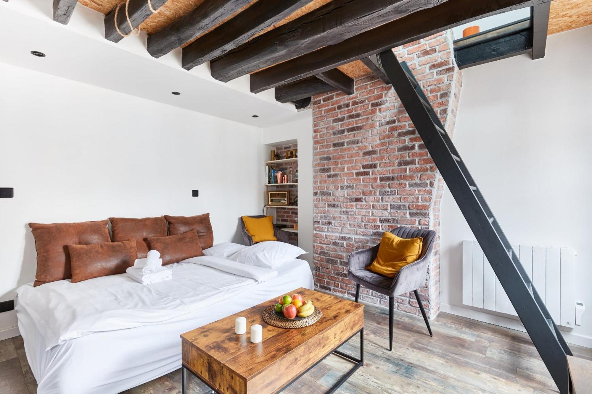 Central 1Br Room Space Paris Exterior foto
